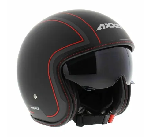 Шлем открытый AXXIS Hornet Royal SV чёрный матовый размеры M,L