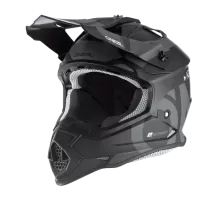 Шлем кроссовый O'NEAL 2SRS SLICK V.23 black/gray черный/серый