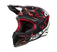 Шлем кроссовый O'NEAL 1SRS SPLASH V.26 черный/красный black/red