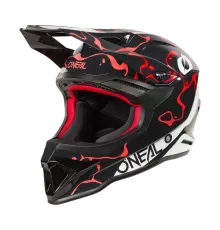 Шлем кроссовый O'NEAL 1SRS SPLASH V.26 черный/красный black/red