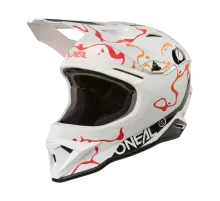 Шлем кроссовый O'NEAL 1SRS SPLASH V.26 белый/оранжевый white/orange