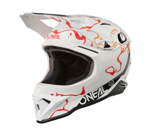 Купить шлем кроссовый O'NEAL 1SRS SPLASH V.26 белый/оранжевый white/orange