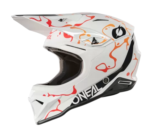 Купить шлем кроссовый O'NEAL 1SRS SPLASH V.26 белый/оранжевый white/orange