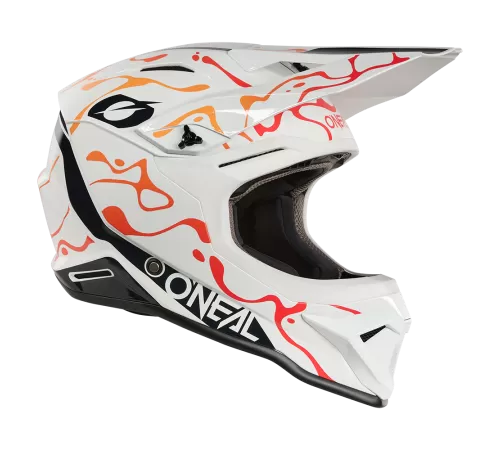 Купить шлем кроссовый O'NEAL 1SRS SPLASH V.26 белый/оранжевый white/orange
