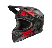 Шлем кроссовый O'NEAL 1SRS 1SRS VIBRANT V.26 черный/красный black/red