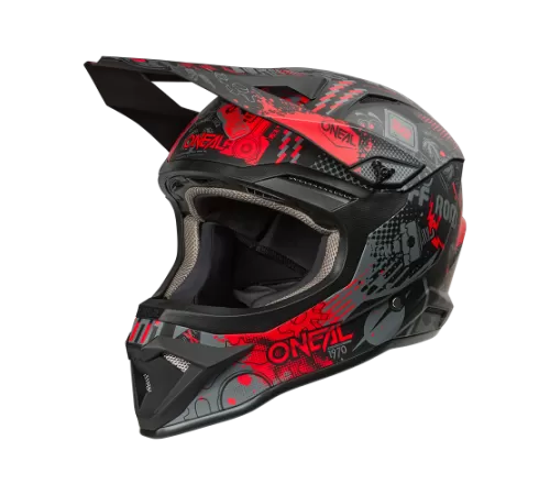 Купить шлем кроссовый O'NEAL 1SRS 1SRS VIBRANT V.26 черный/красный black/red