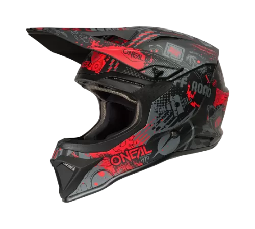 Купить шлем кроссовый O'NEAL 1SRS 1SRS VIBRANT V.26 черный/красный black/red