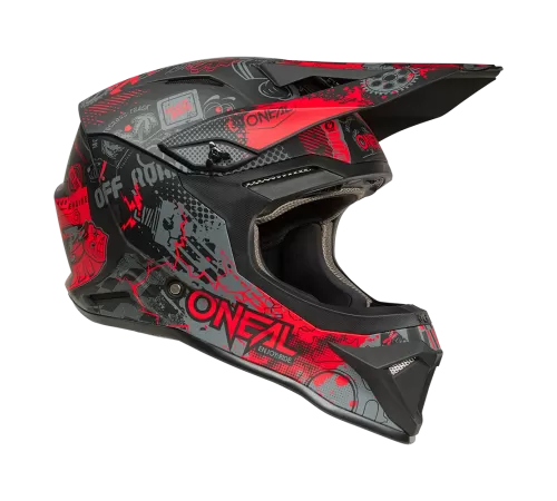 Купить шлем кроссовый O'NEAL 1SRS 1SRS VIBRANT V.26 черный/красный black/red