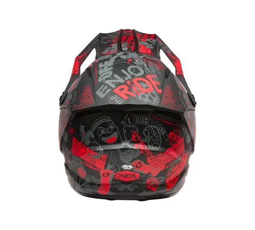 Купить шлем кроссовый O'NEAL 1SRS 1SRS VIBRANT V.26 черный/красный black/red