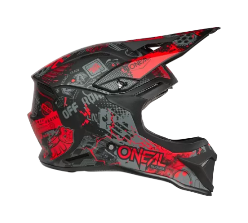 Купить шлем кроссовый O'NEAL 1SRS 1SRS VIBRANT V.26 черный/красный black/red