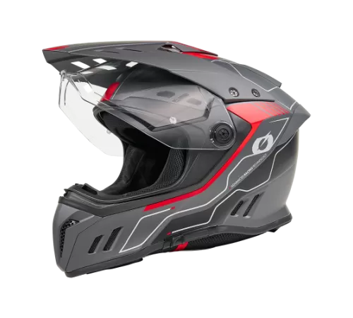 Купить шлем для эндуро O'NEAL SIERRA RS ECHO V.26 черный/красный black/red в Минске