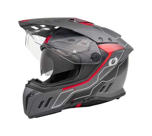 Купить шлем для эндуро O'NEAL SIERRA RS ECHO V.26 черный/красный black/red в Минске