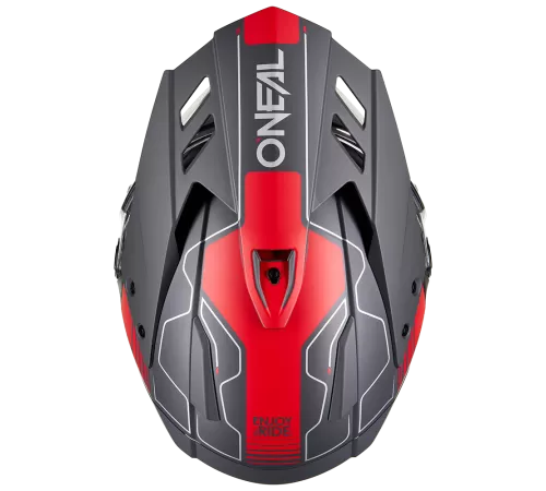 Купить шлем для эндуро O'NEAL SIERRA RS ECHO V.26 черный/красный black/red в Минске