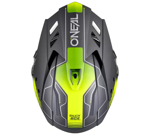 Купить шлем для эндуро O'NEAL SIERRA RS ECHO V.26 черный/неоновый желтый black/neon yellow в Минске