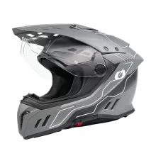 Шлем для эндуро O'NEAL SIERRA RS ECHO V.26 черный/серый black/grey
