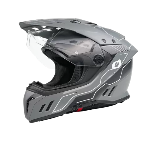 Купить шлем для эндуро O'NEAL SIERRA RS ECHO V.26 черный/серый black/grey в Минске