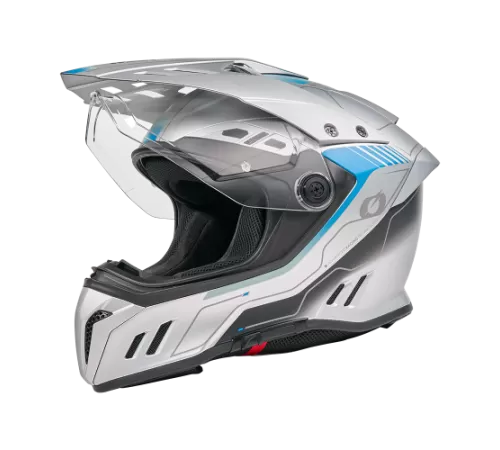 Купить шлем для эндуро O'NEAL SIERRA RS ECHO V.26 серый/синий grey/blue в Минске
