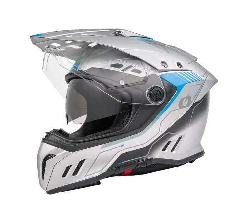 Купить шлем для эндуро O'NEAL SIERRA RS ECHO V.26 серый/синий grey/blue в Минске