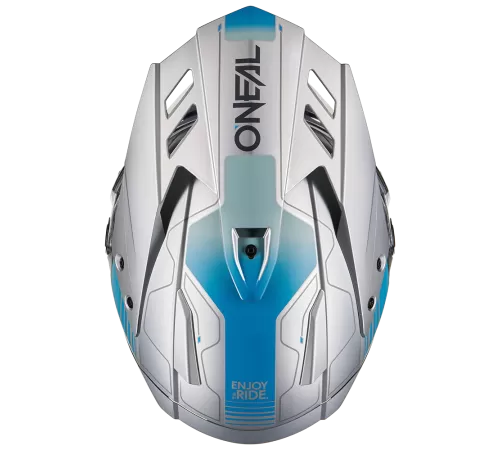 Купить шлем для эндуро O'NEAL SIERRA RS ECHO V.26 серый/синий grey/blue в Минске