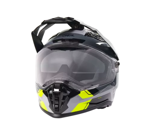 Купить шлем интеграл / эндуро O'NEAL D-SRS NOMAD V.26 черный/серый/неоновый желтый в Минске