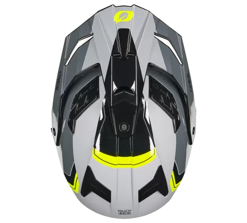 Купить шлем интеграл / эндуро O'NEAL D-SRS NOMAD V.26 черный/серый/неоновый желтый в Минске