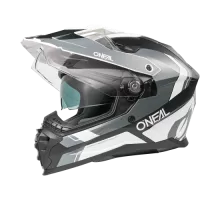 Шлем интеграл / эндуро O'NEAL D-SRS NOMAD V.26 черный/белый/серый