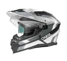 Шлем интеграл / эндуро O'NEAL D-SRS NOMAD V.26 черный/белый/серый