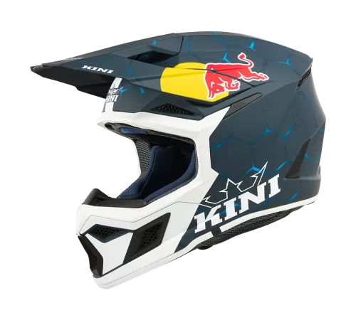 Купить шлем кроссовый O'NEAL MX3 Kini Red Bull 1.0 синий/белый в Минске