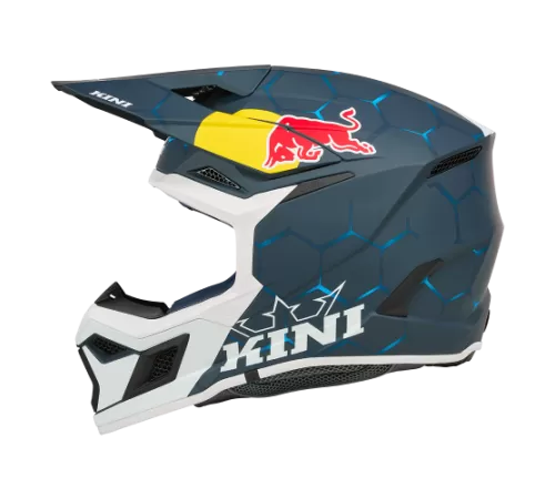 Купить шлем кроссовый O'NEAL MX3 Kini Red Bull 1.0 синий/белый в Минске