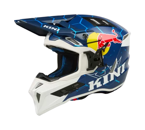 Купить шлем кроссовый O'NEAL EXC Kini Red Bull 1.0 синий/белый в Минске