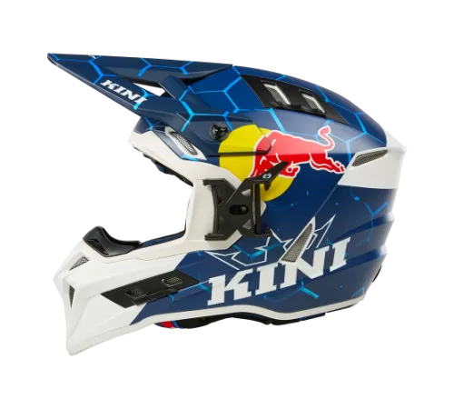 Купить шлем кроссовый O'NEAL EXC Kini Red Bull 1.0 синий/белый в Минске