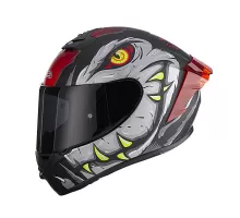 Шлем интегральный NZI TRENDY 3 STREAM RAPTOR + тонированный визор и спойлер 