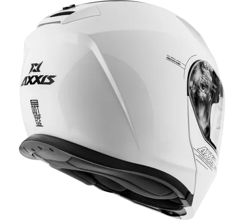 Шлем-модуляр AXXIS Helmets GECKO SV SOLID A0 WHITE