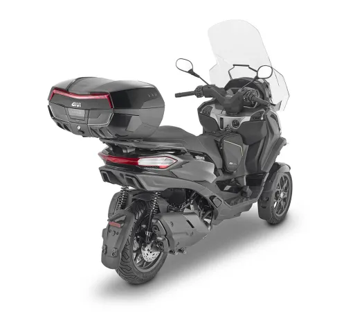 Центральный кофр Givi V58NNB2 MAXIA 5 системы MONOKEY® черный объемом 58 литров, красные рефлекторы