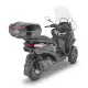 Центральный кофр Givi V58NNB2 MAXIA 5 системы MONOKEY® черный объемом 58 литров, красные рефлекторы