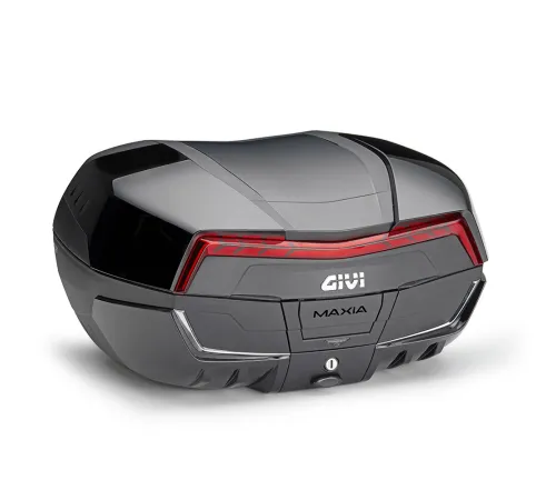 Центральный кофр Givi V58NNB2 MAXIA 5 системы MONOKEY® черный объемом 58 литров, красные рефлекторы