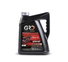 Масло моторное GRO (Испания) для мотоциклов BIKER HC 10W40, 4 л