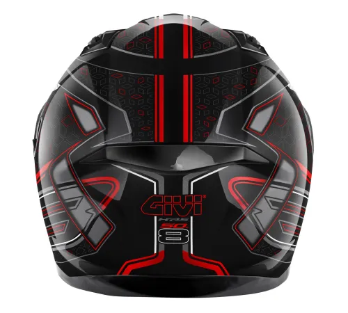 Шлем-интеграл Givi 508 MYSTICAL BLACK TITANIUM RED GLOSS Шлем-интеграл Givi 508 MYSTICAL BLACK TITANIUM RED GLOSS