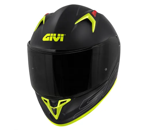 Шлем-интеграл Givi 509F SOLID BLACK/SIL/YEL