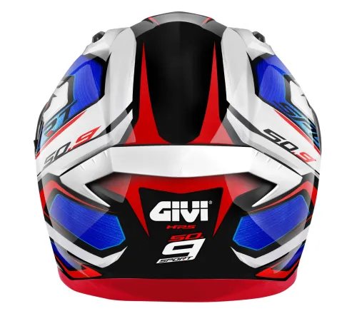 Шлем-интеграл GIVI 509 ATOMIC WHI/BLUE/RED Шлем-интеграл GIVI 509 ATOMIC WHI/BLUE/RED