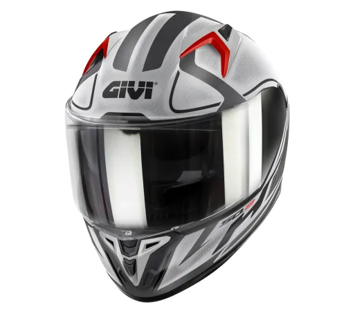 Шлем-интеграл Givi 508 RACER MATT BLACK TITANIUM SILVER Шлем-интеграл Givi 508 RACER MATT BLACK TITANIUM SILVER