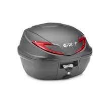 Центральный кофр GIVI B36N2 системы MONOLOCK® черный объемом 39 литров, красные отражатели 