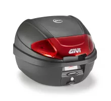 Центральный кофр Givi E300N2B 30 литров, красные отражатели 