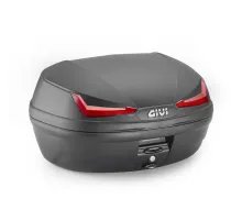 Центральный кофр Givi E455N 45 литров, красные рефлекторы 