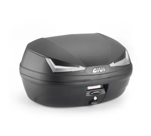 Центральный кофр GIVI E455NT системы MONOLOCK® объемом 45 литров, серые рефлекторы 