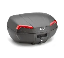 Центральный кофр Givi E46N Riviera 46 литров, красные рефлекторы
