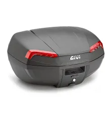 Центральный кофр Givi E46N Riviera 46 литров, красные рефлекторы