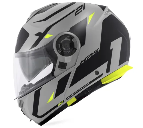 Шлем модульный Givi X21 EVO NUMBER GREY BLACK YELLOW MATT Шлем модульный Givi X21 EVO NUMBER GREY BLACK YELLOW MATT
