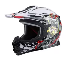 Шлем мотокросс NZI Knobby Team White