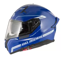 Шлем-интеграл NZI GO RIDER STREAM DUO синий глянцевый